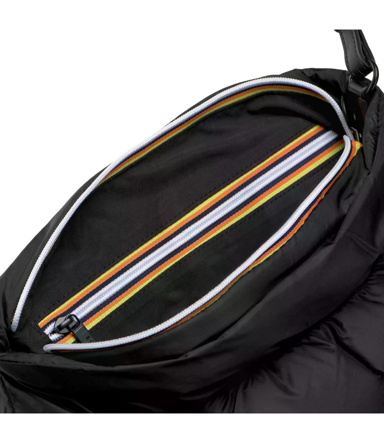 K-way Borsa trapuntata Black greysh