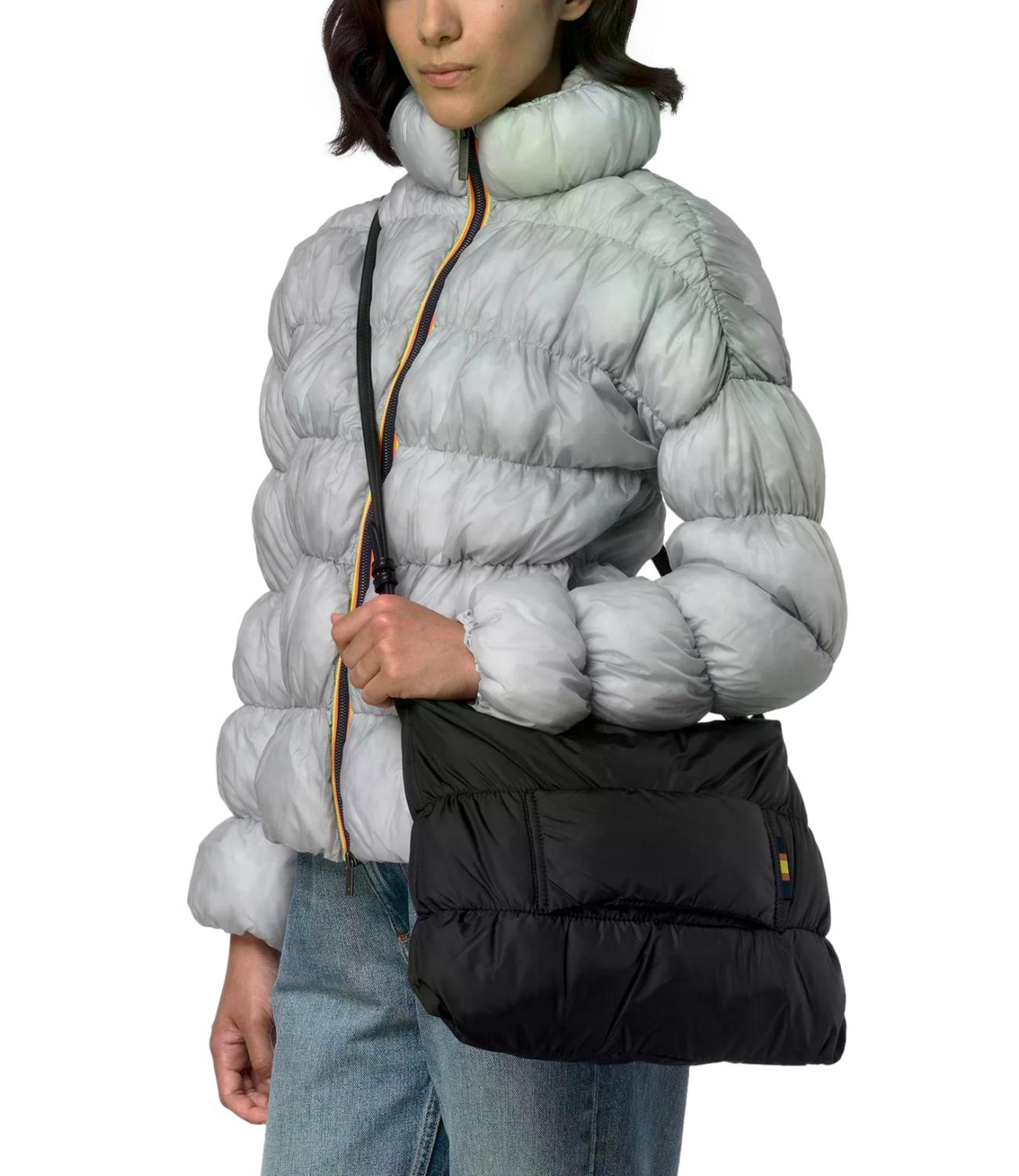 K-way Borsa trapuntata Black greysh