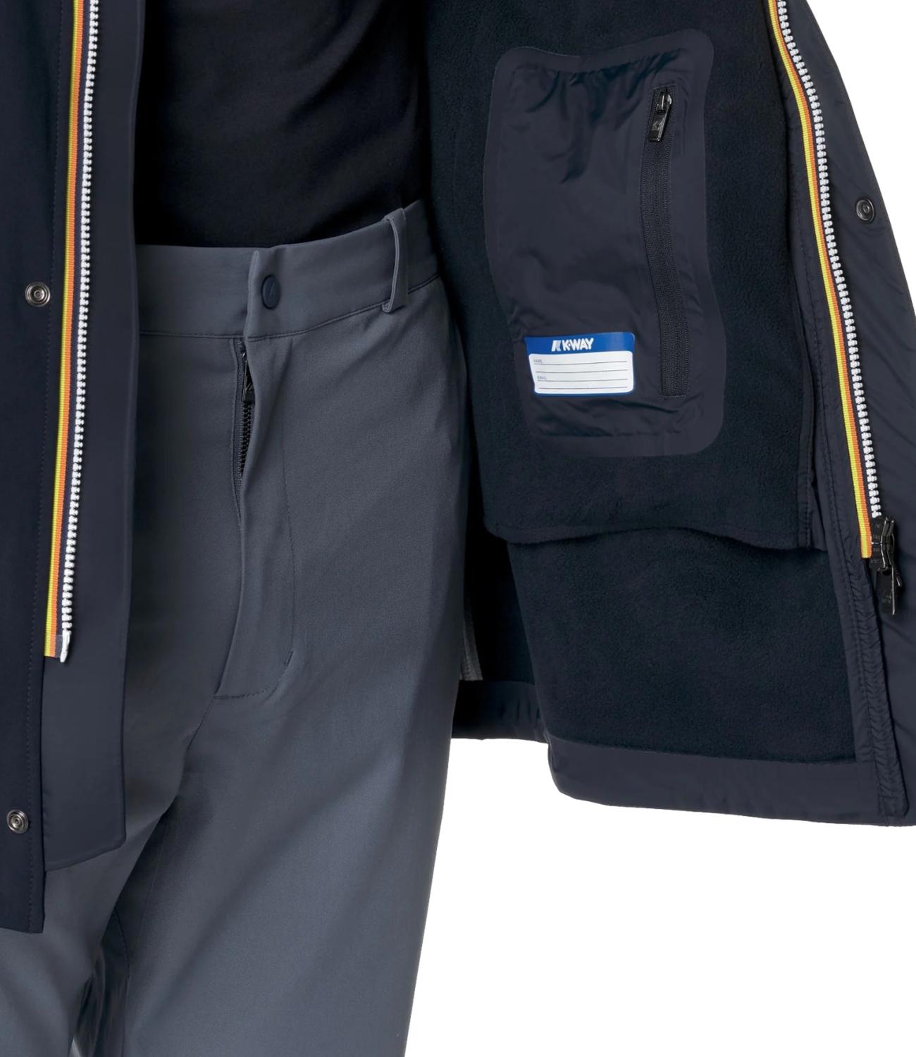 K-way Giacca lungo Uomo Blue scuro
