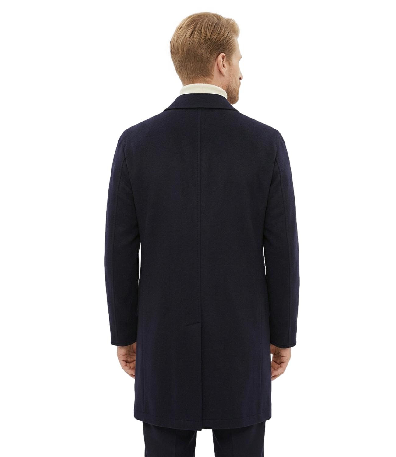 Cappotto lana vergine Loro Piana reversible tessuto tecnico