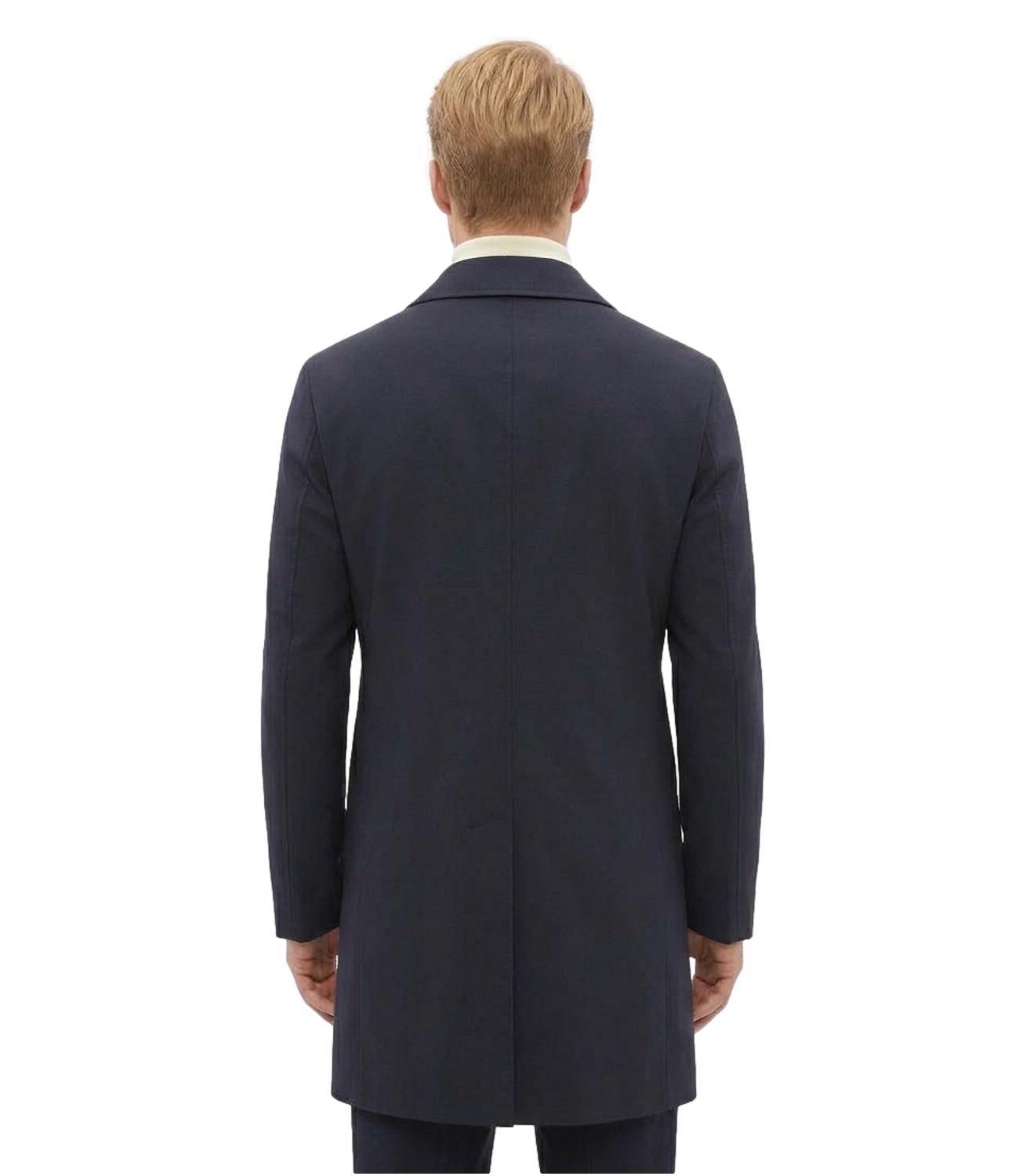 Cappotto lana vergine Loro Piana reversible tessuto tecnico