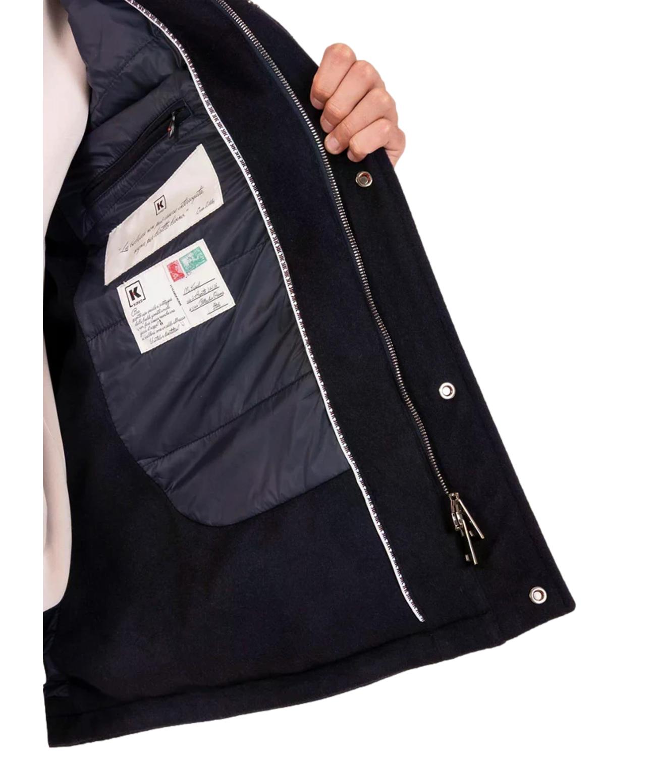 Giaccone Kired Salta Cashmere Blu