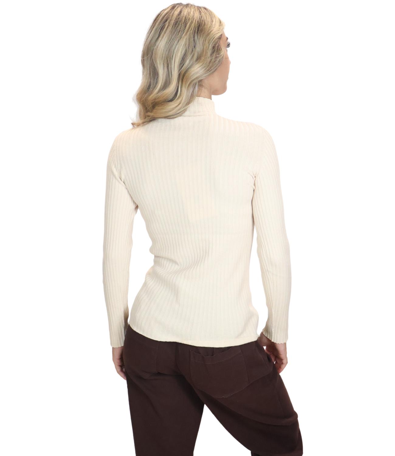 Kontatto Maglia Lupetto Talco Donna