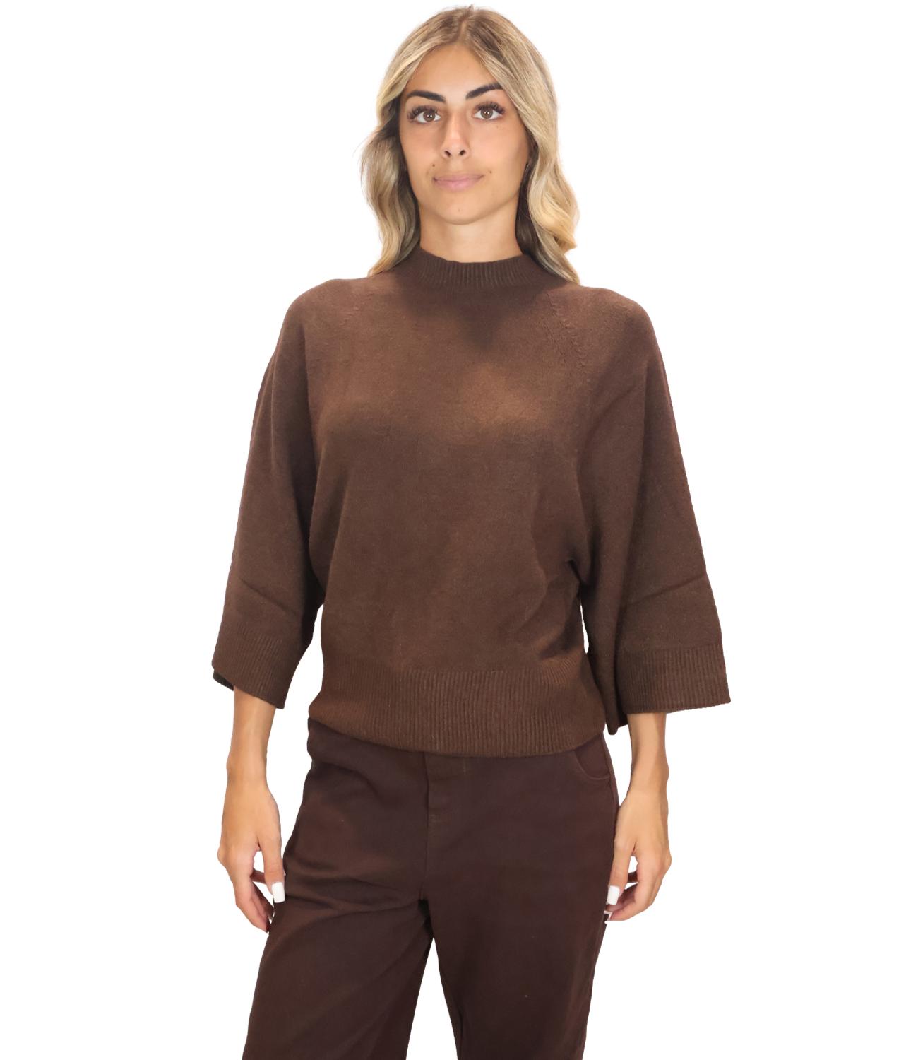 Kontatto Maglia Kimono Moka Donna