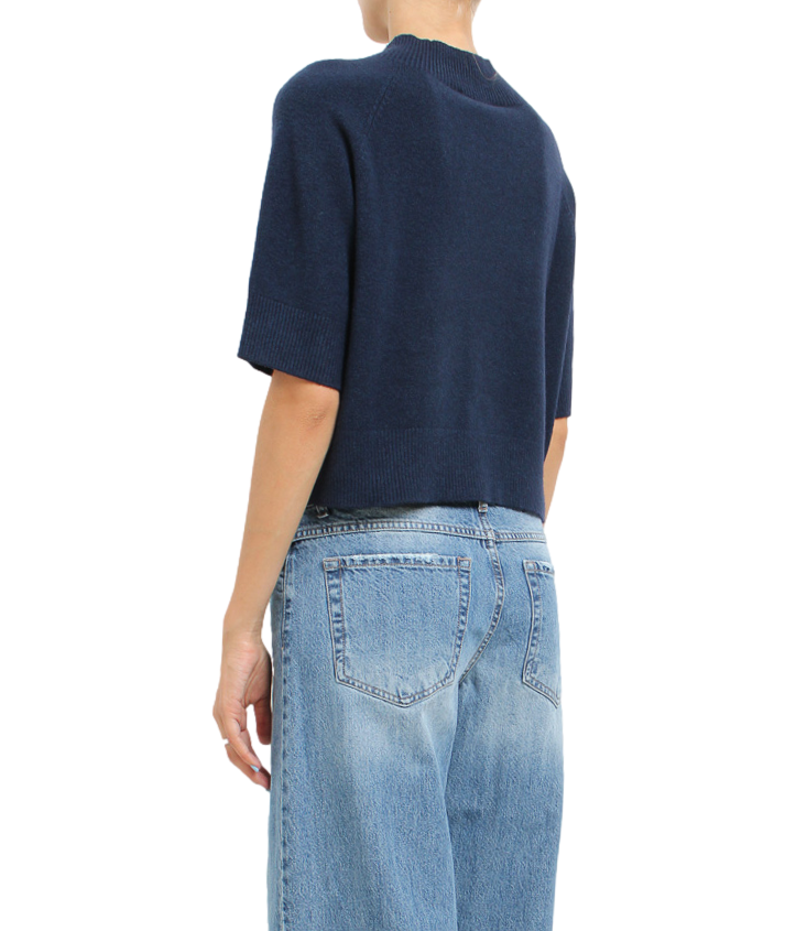 Kontatto Maglia Navy Donna