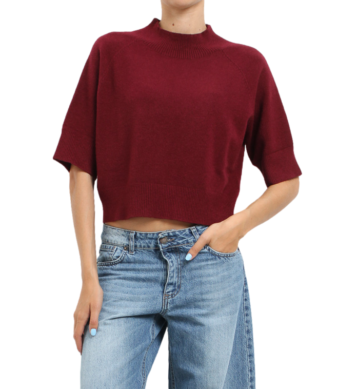 Kontatto Maglia Marsala Donna