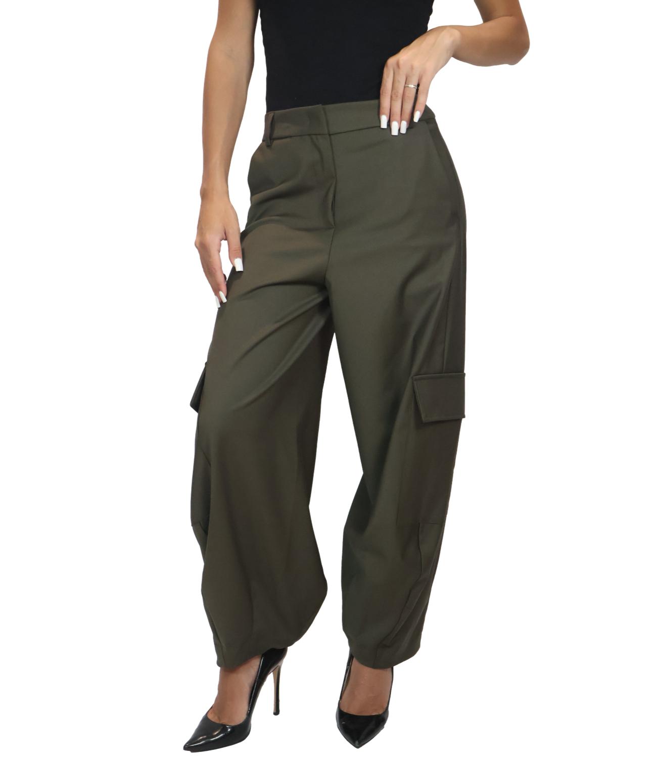 Kontatto Pantalone Baloon Cargo Militare Donna