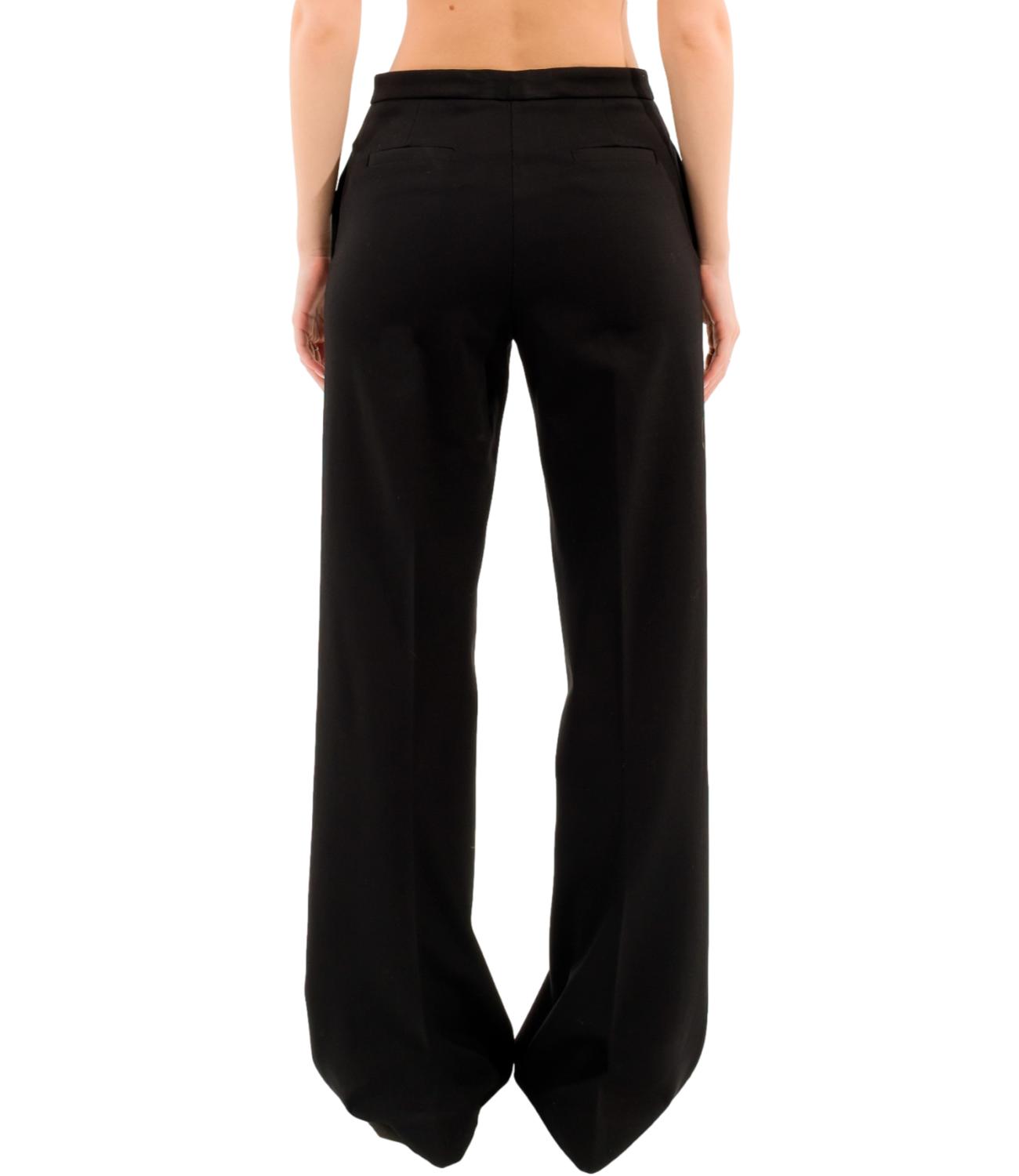 Kontatto Pantalone Uomo Nervatura Nero Donna