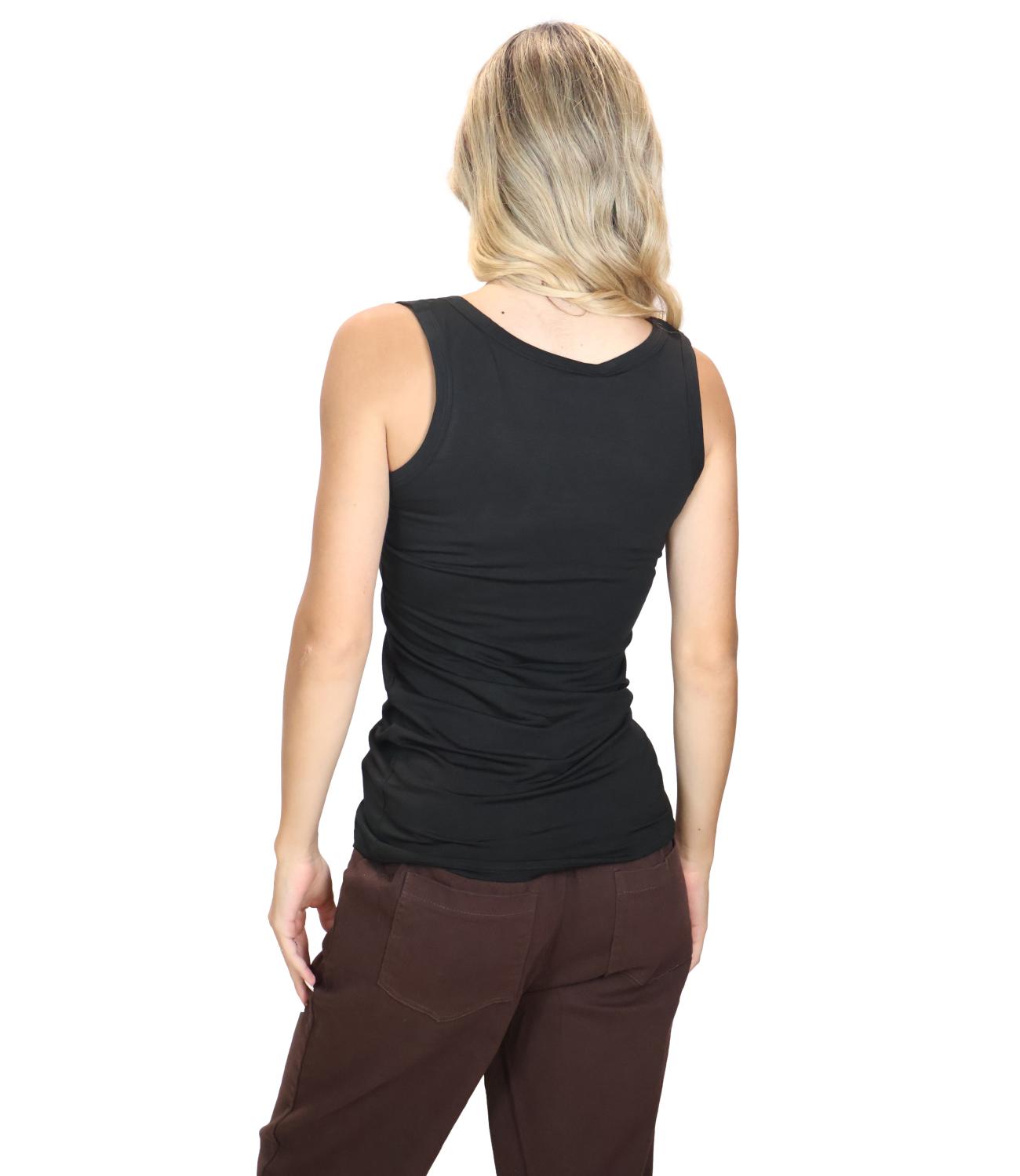 Kontatto Canotta Nero Donna