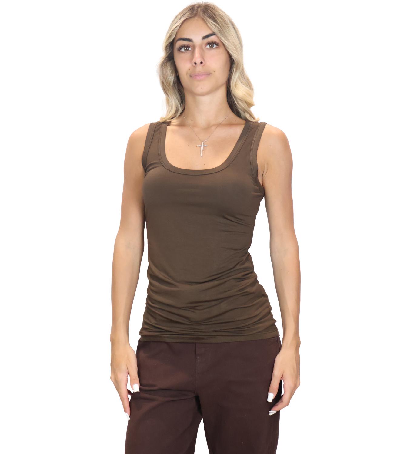 Kontatto Canotta Moka Donna