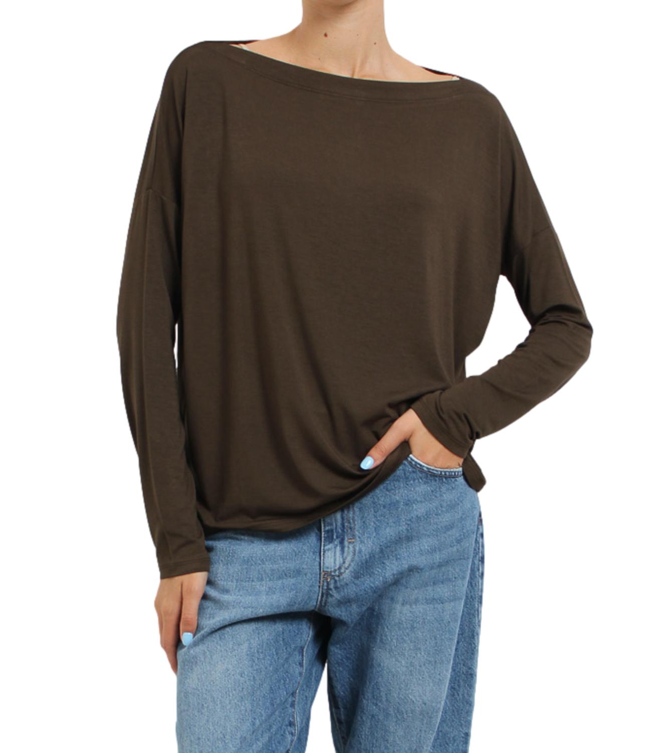 Kontatto Blusa Over Moka Donna