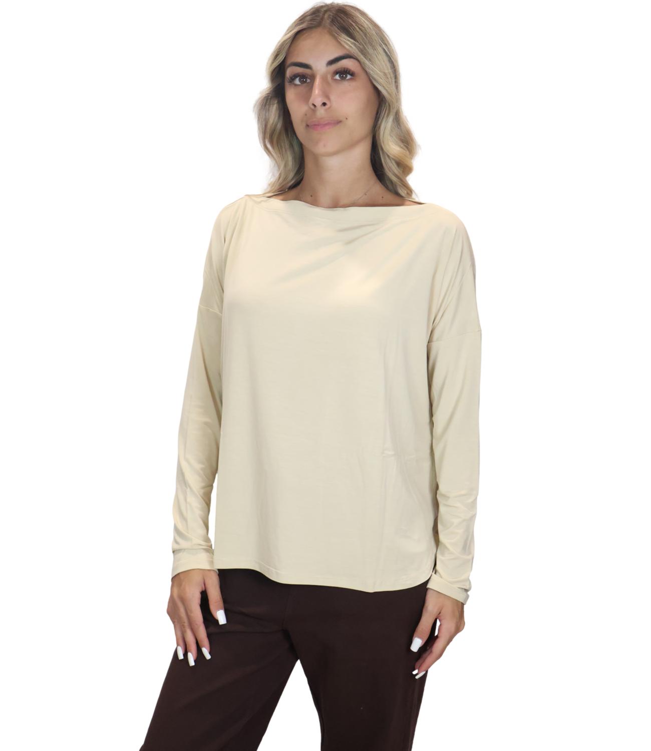 Kontatto Blusa Over Talco Donna