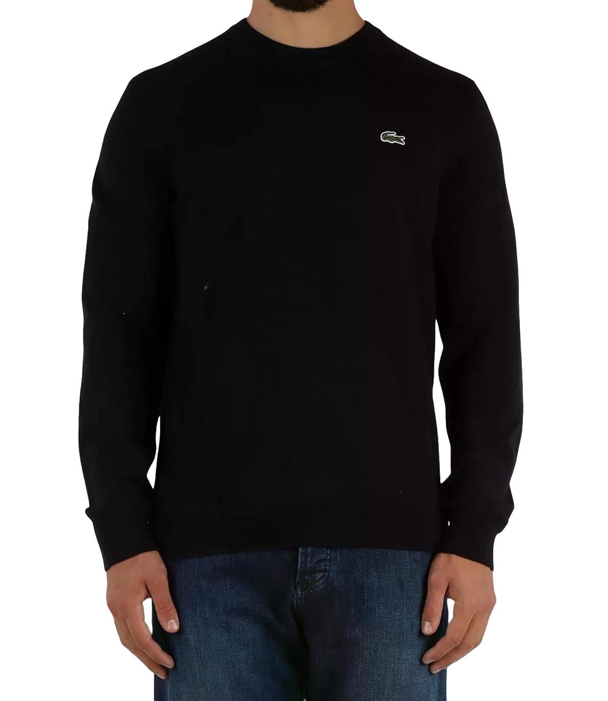 Lacoste Pullover Nero Uomo
