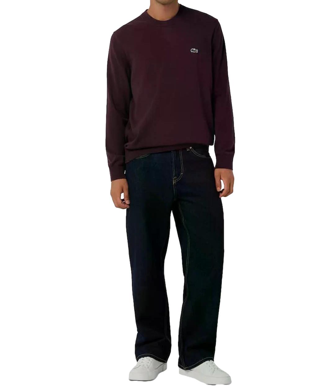 Lacoste Pullover Burgundy Uomoa
