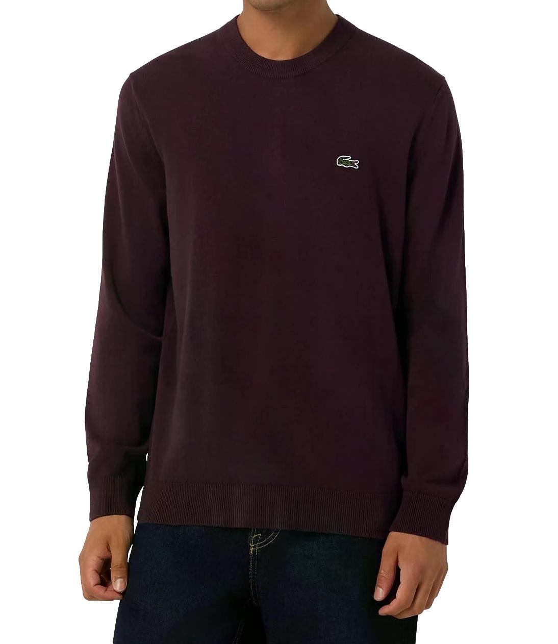Lacoste Pullover Burgundy Uomoa