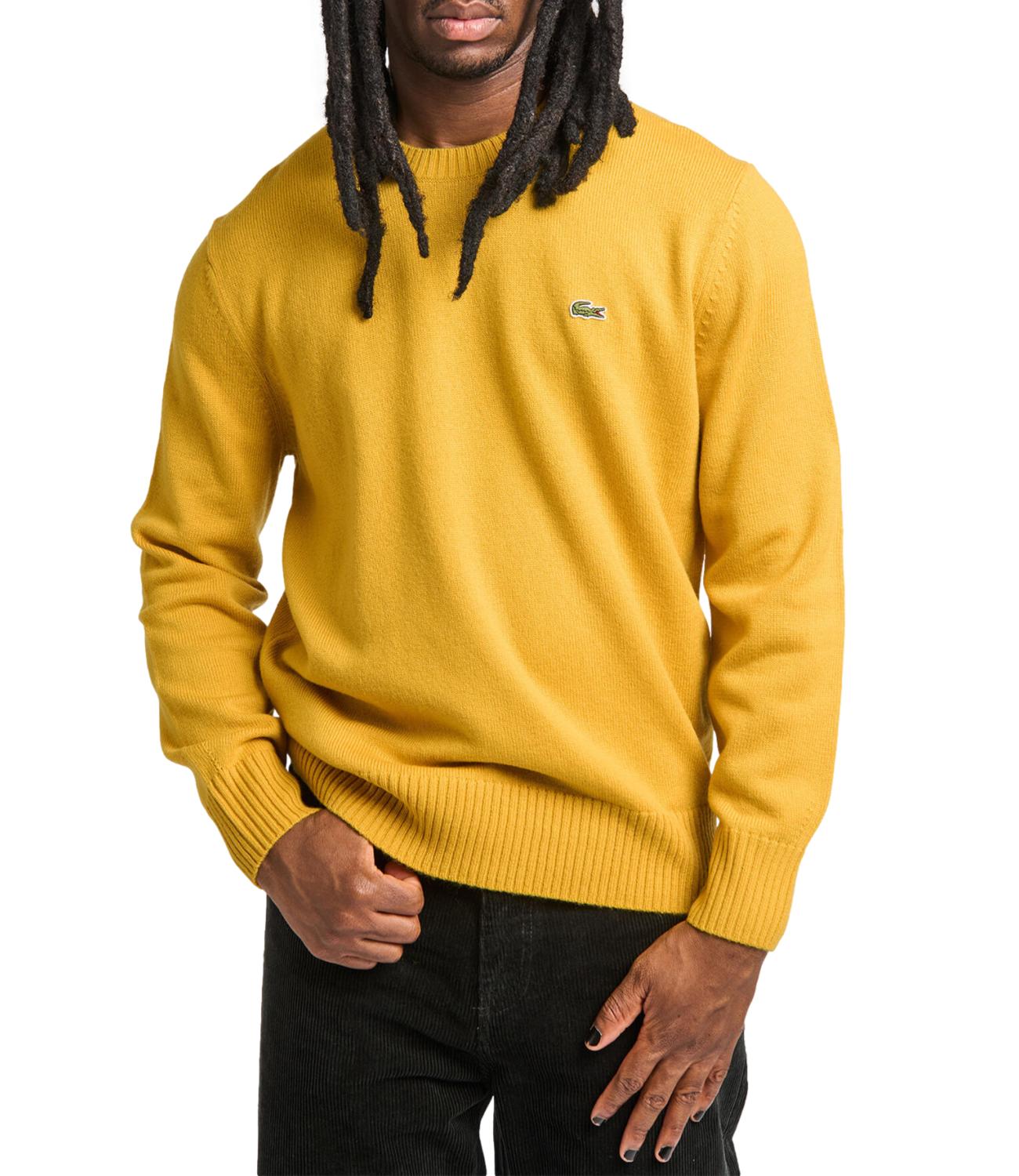 Lacoste Pullover Giallo Uomo