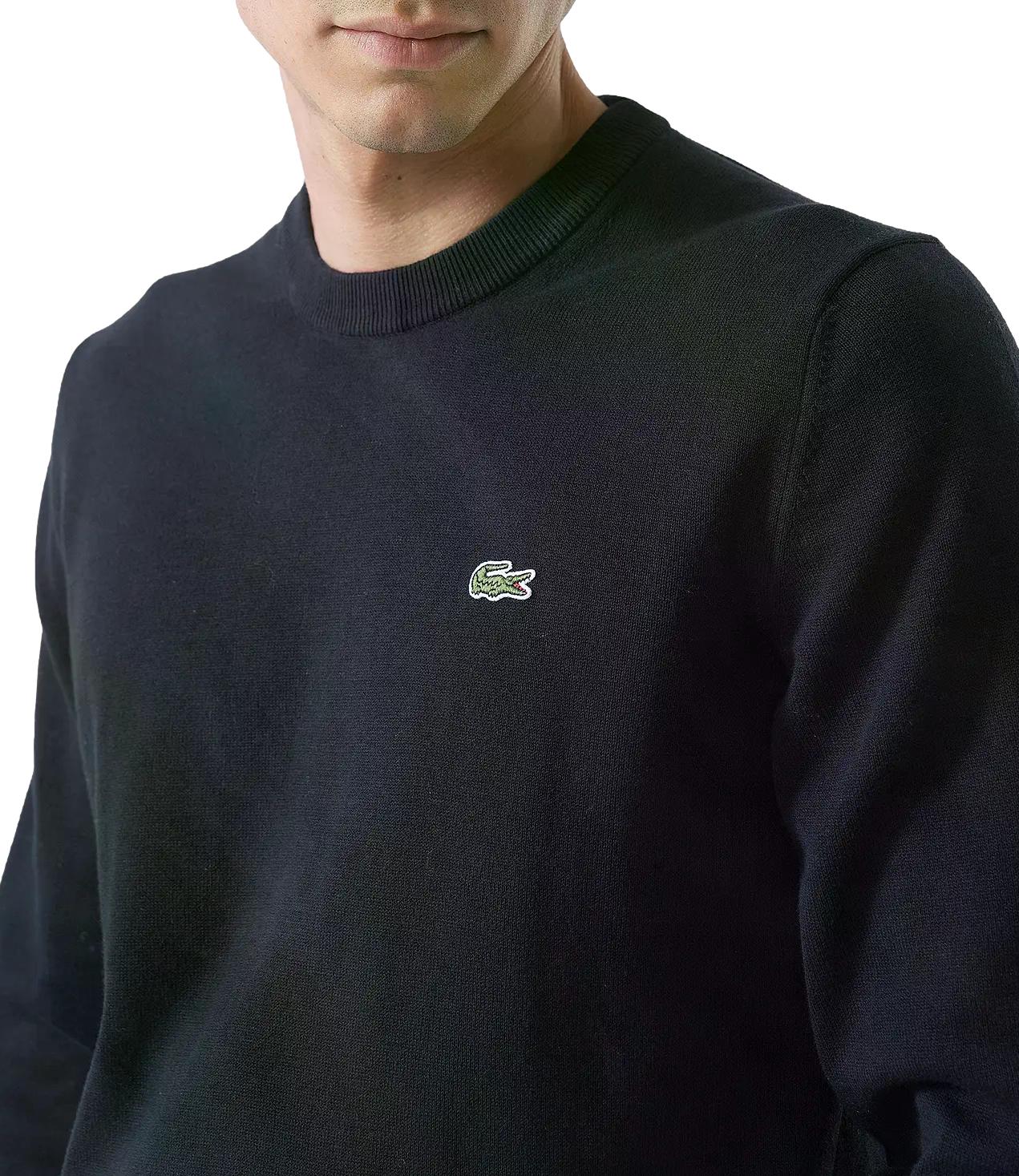 Lacoste maglione girocollo nero