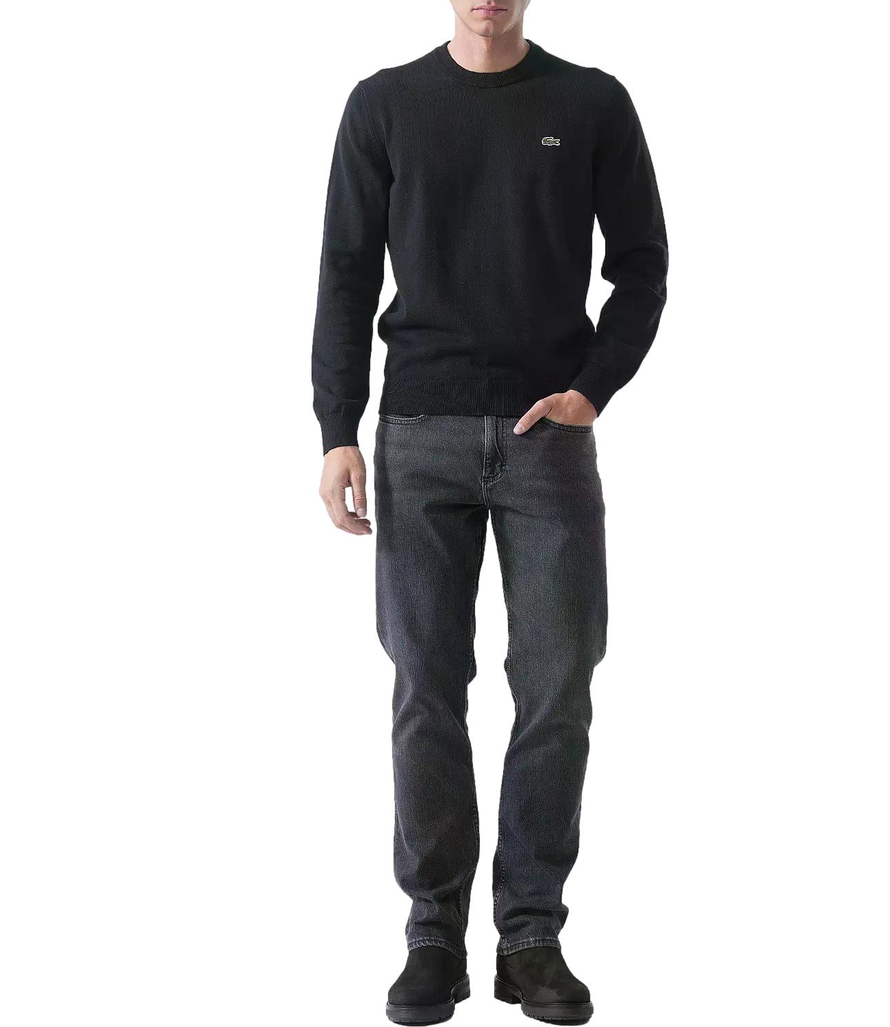 Lacoste maglione girocollo nero