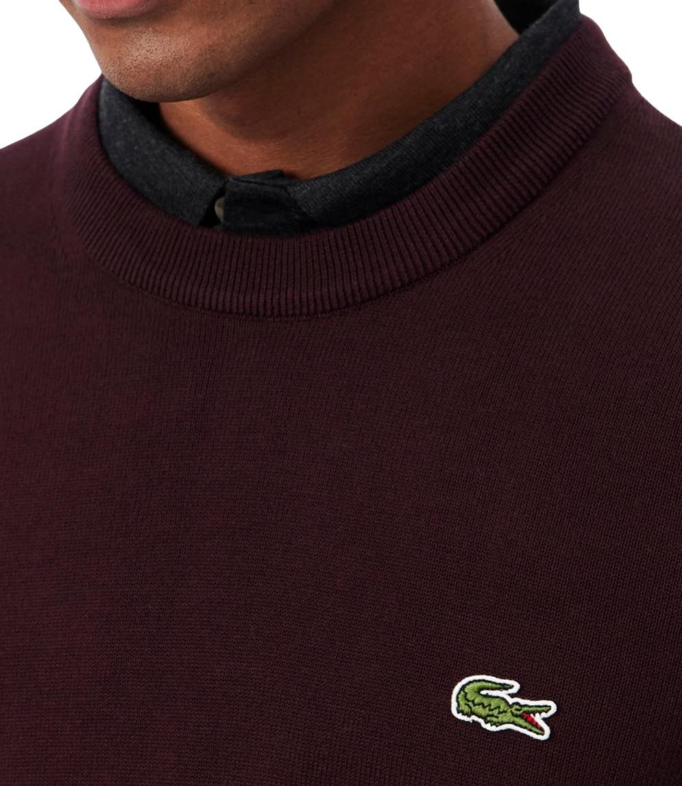 Lacoste Pullover Burgundy Uomo