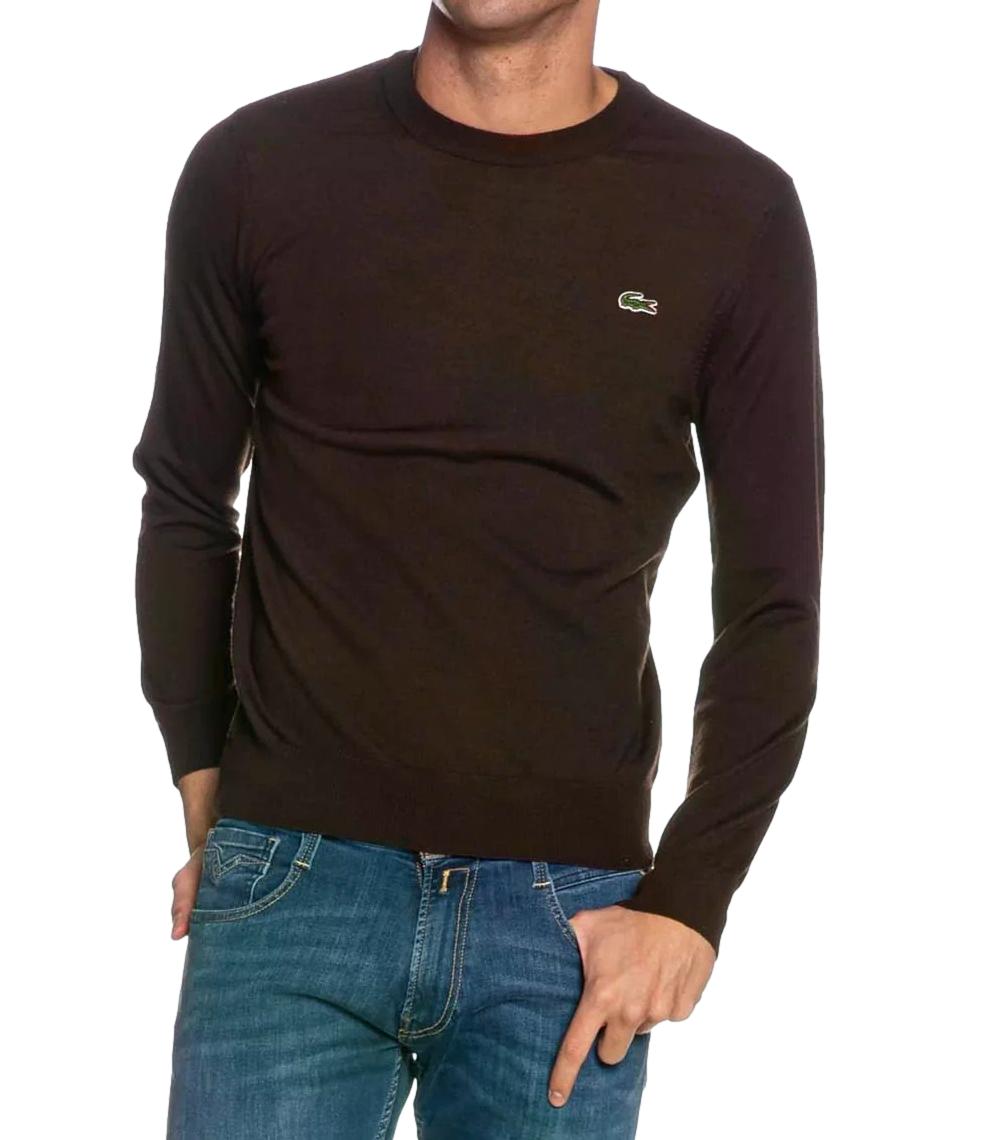 Lacoste Pullover Marrone Uomo