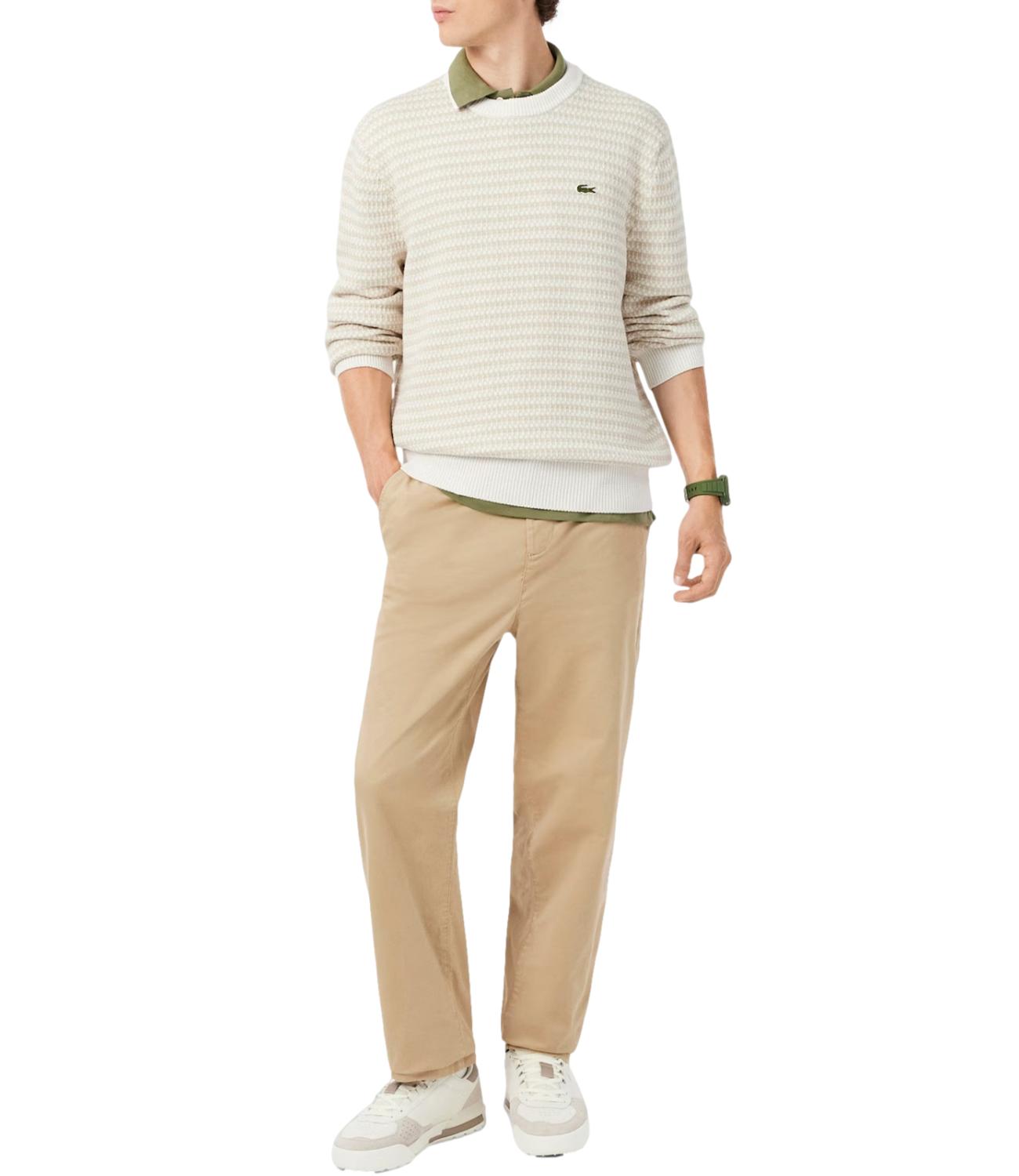 Lacoste pullover jacquard in cotone