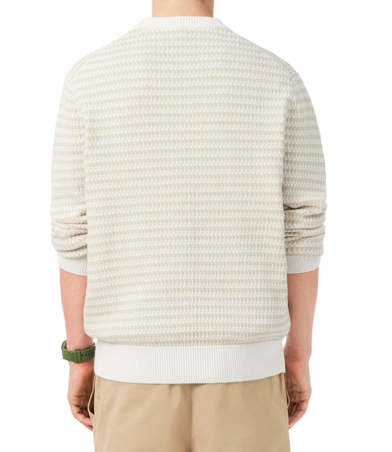 Lacoste pullover jacquard in cotone