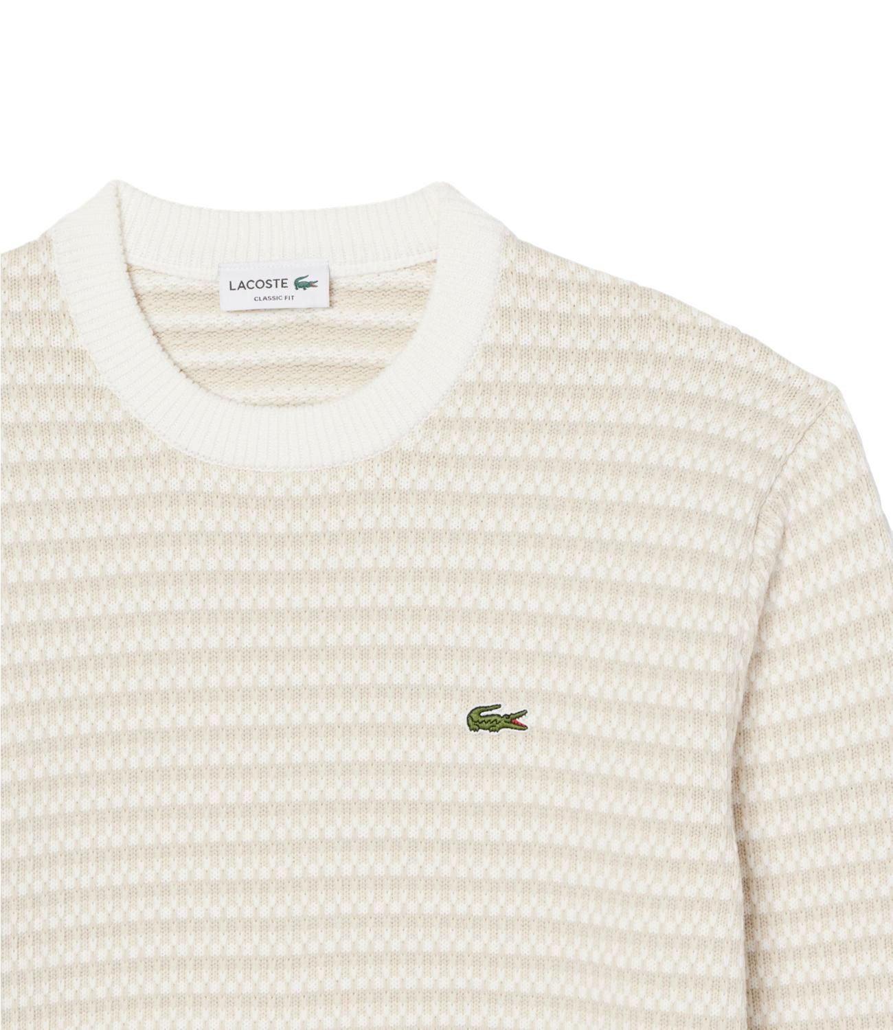 Lacoste pullover jacquard in cotone