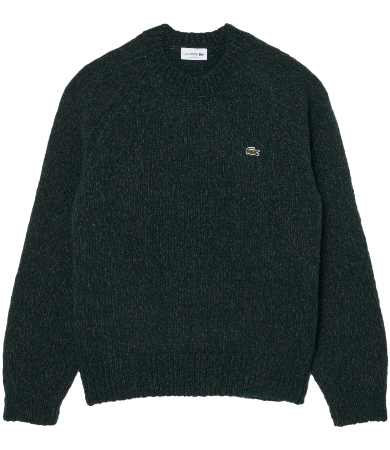 Lacoste Pullover Verde/Marrone Uomo