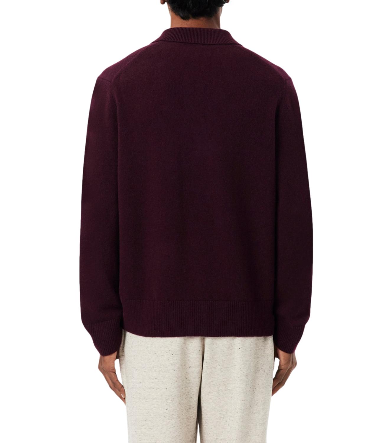 Lacoste Pullover Burgundy Uomo