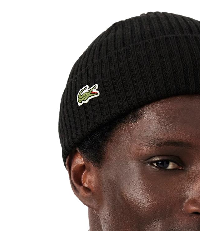 Lacoste Cappello Nero Uomo