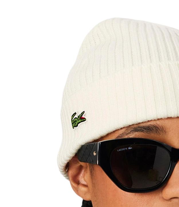 Lacoste Cappello Bianco Uomo