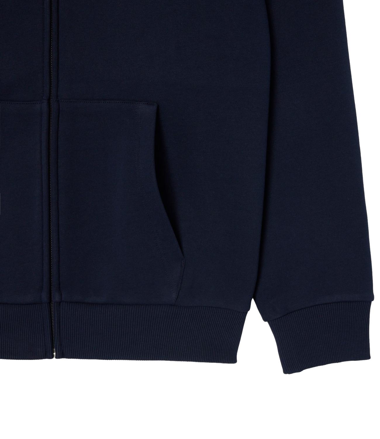 LACOSTE Felpa blu navy uomo