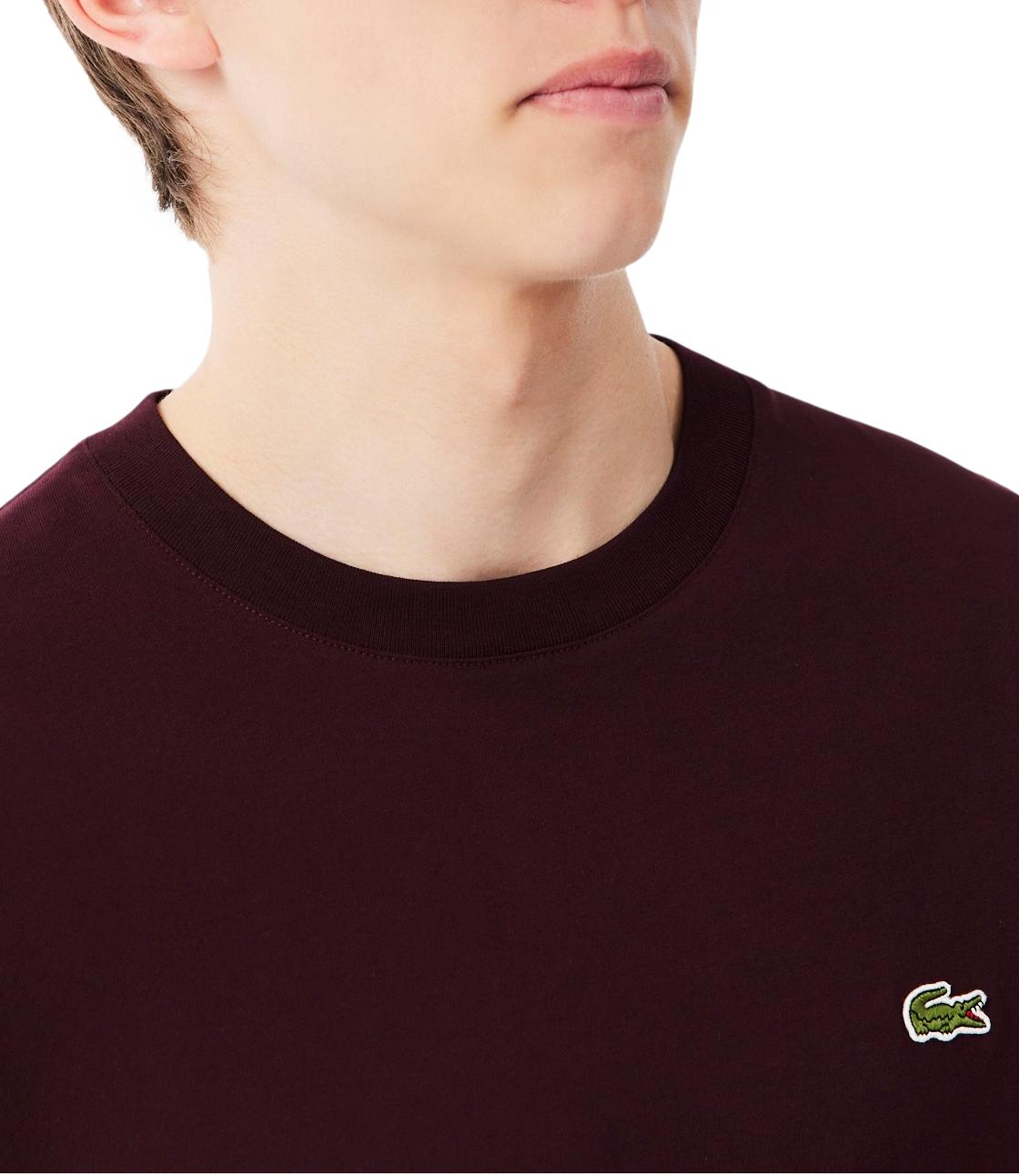LACOSTE T-Shirt burgundy uomo