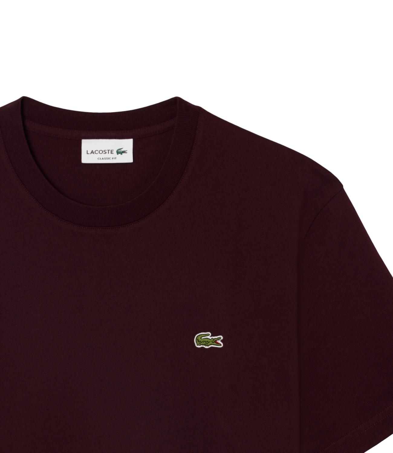 LACOSTE T-Shirt burgundy uomo