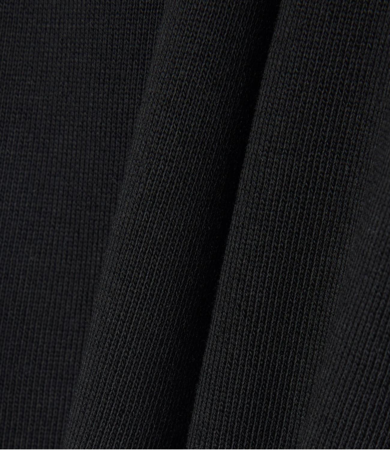 LACOSTE Pantalone felpato nero uomo