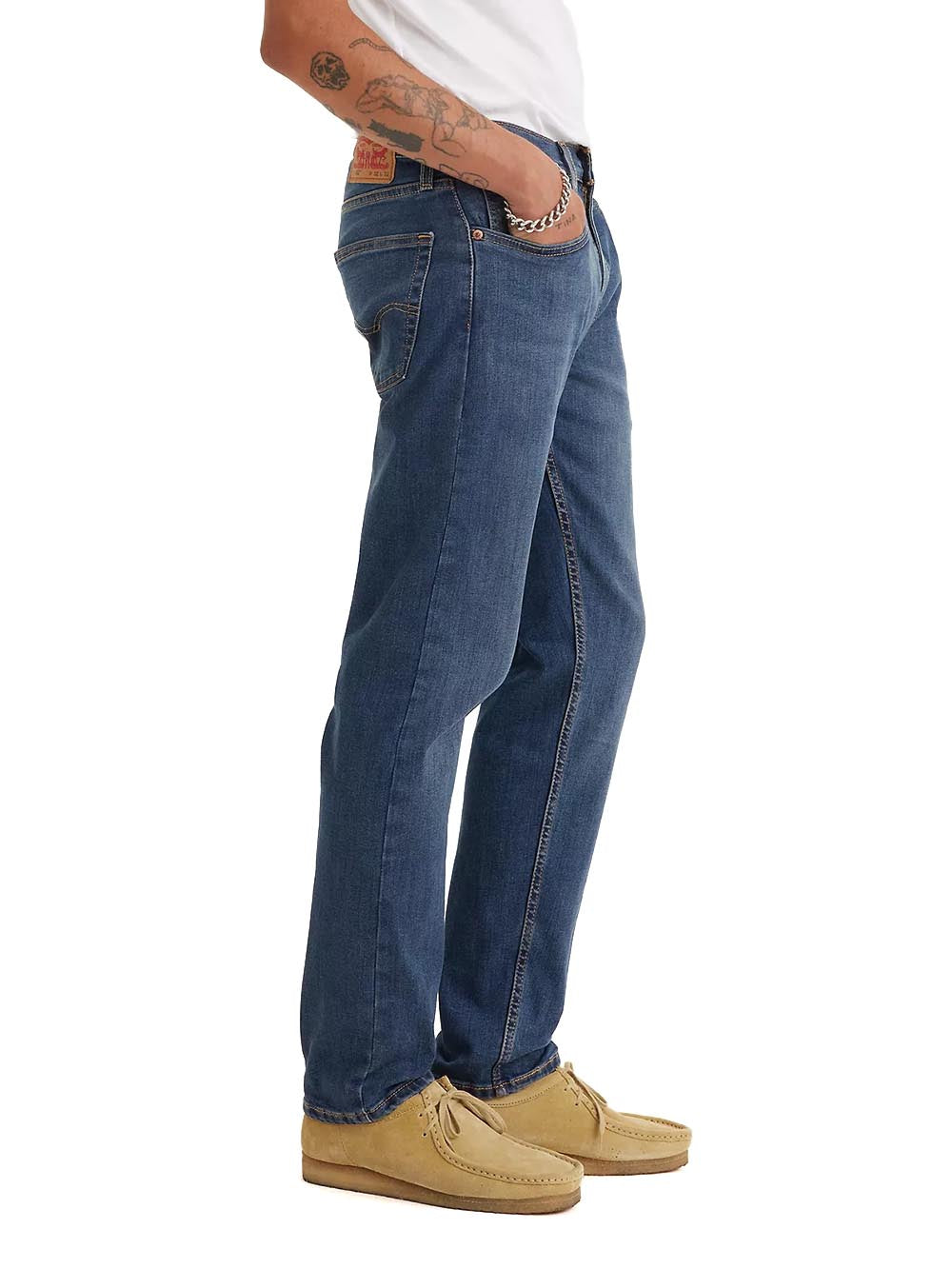 Jeans Levi's 502 uomo denim blu medio scuro