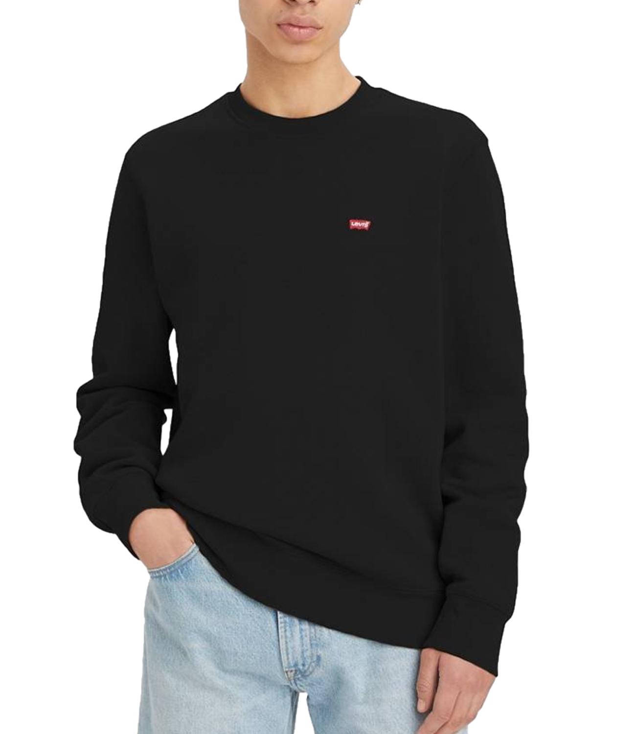 Felpa Girocollo Levi's uomo nera