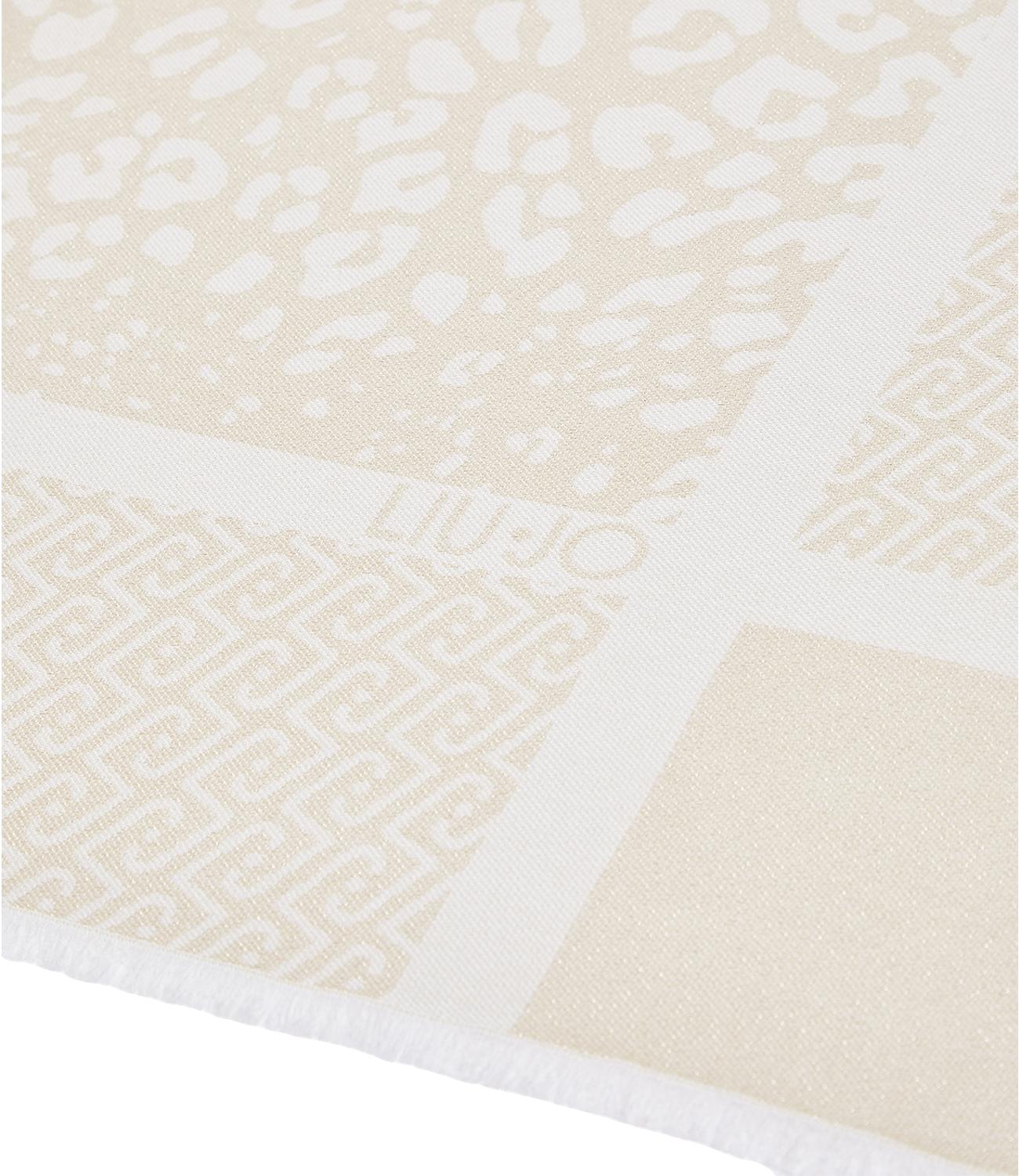 Liu Jo Stola Jacquard Animalier Burro Donna