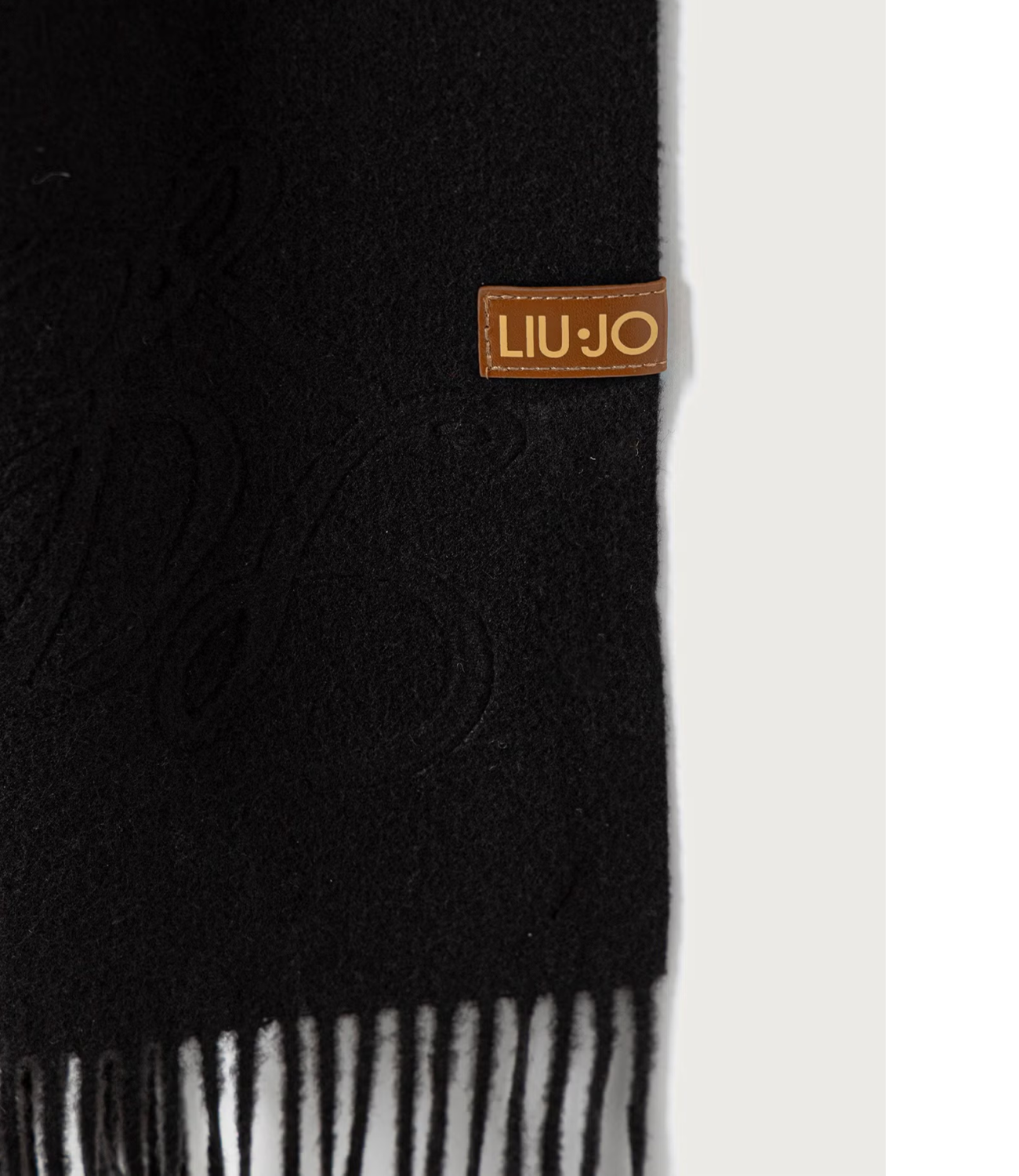 Liu Jo Stola Embossed Nero Donna