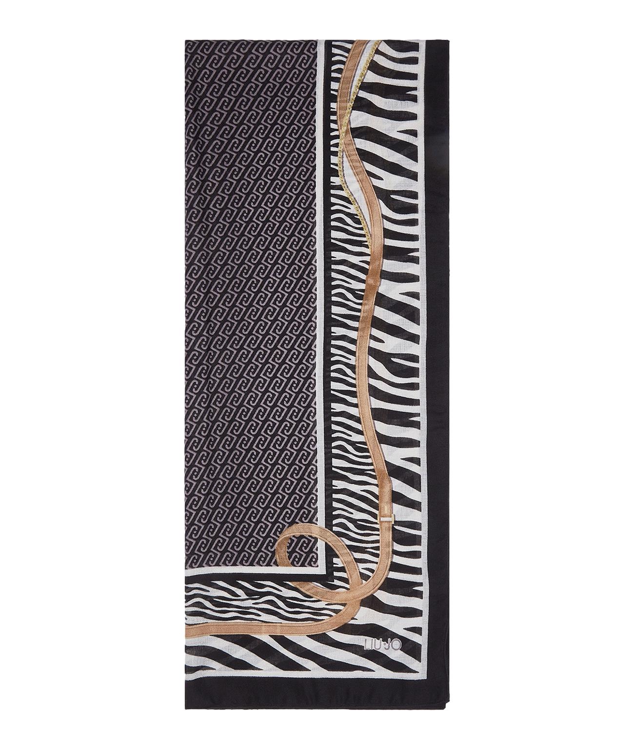 Liu Jo Stola Animalier Nero Donna
