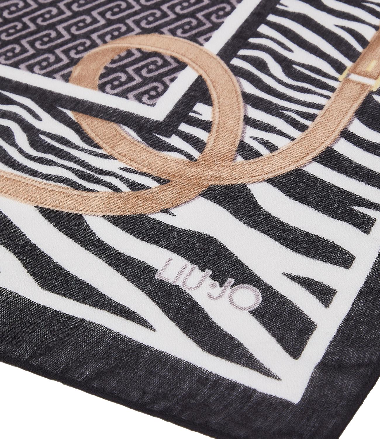 Liu Jo Stola Animalier Nero Donna