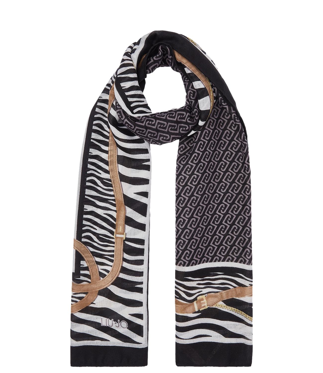 Liu Jo Stola Animalier Nero Donna