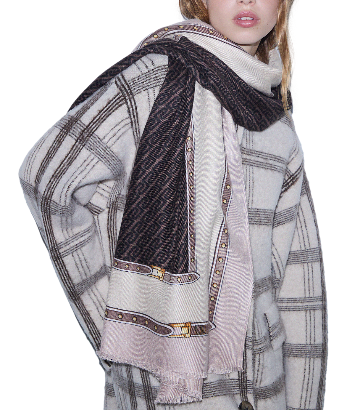 LIU JO sciarpa/foulard quarzo rosa donna