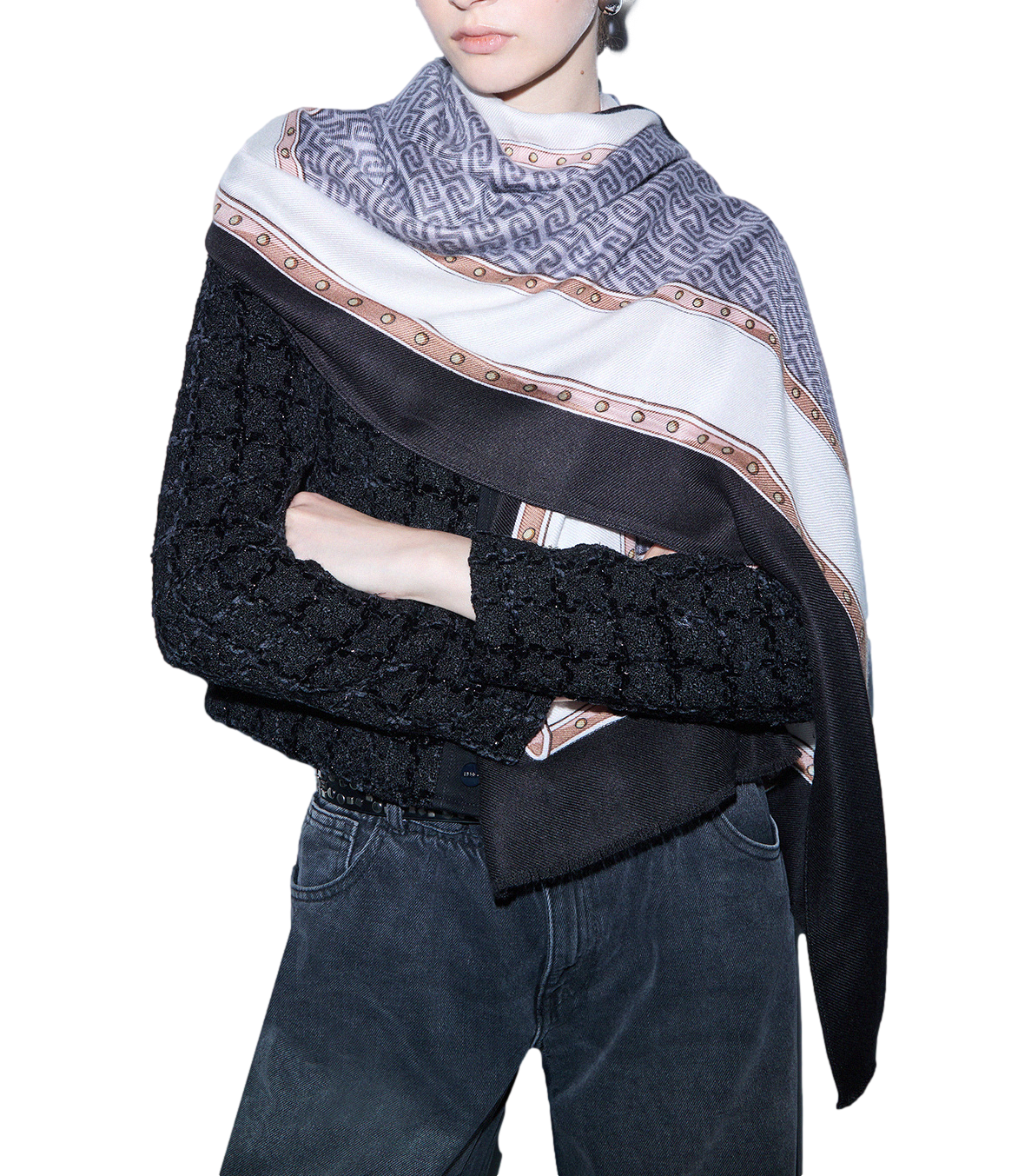 LIU JO sciarpa/foulard nero donna