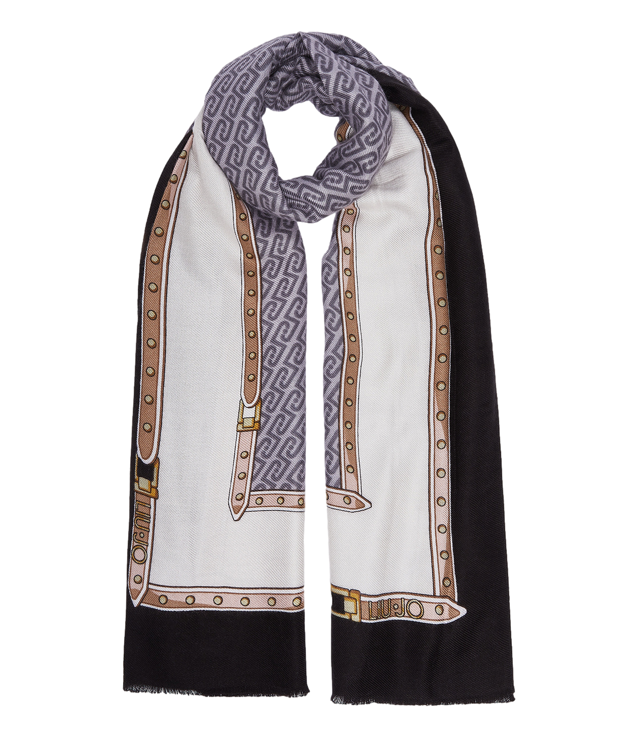 LIU JO sciarpa/foulard nero donna