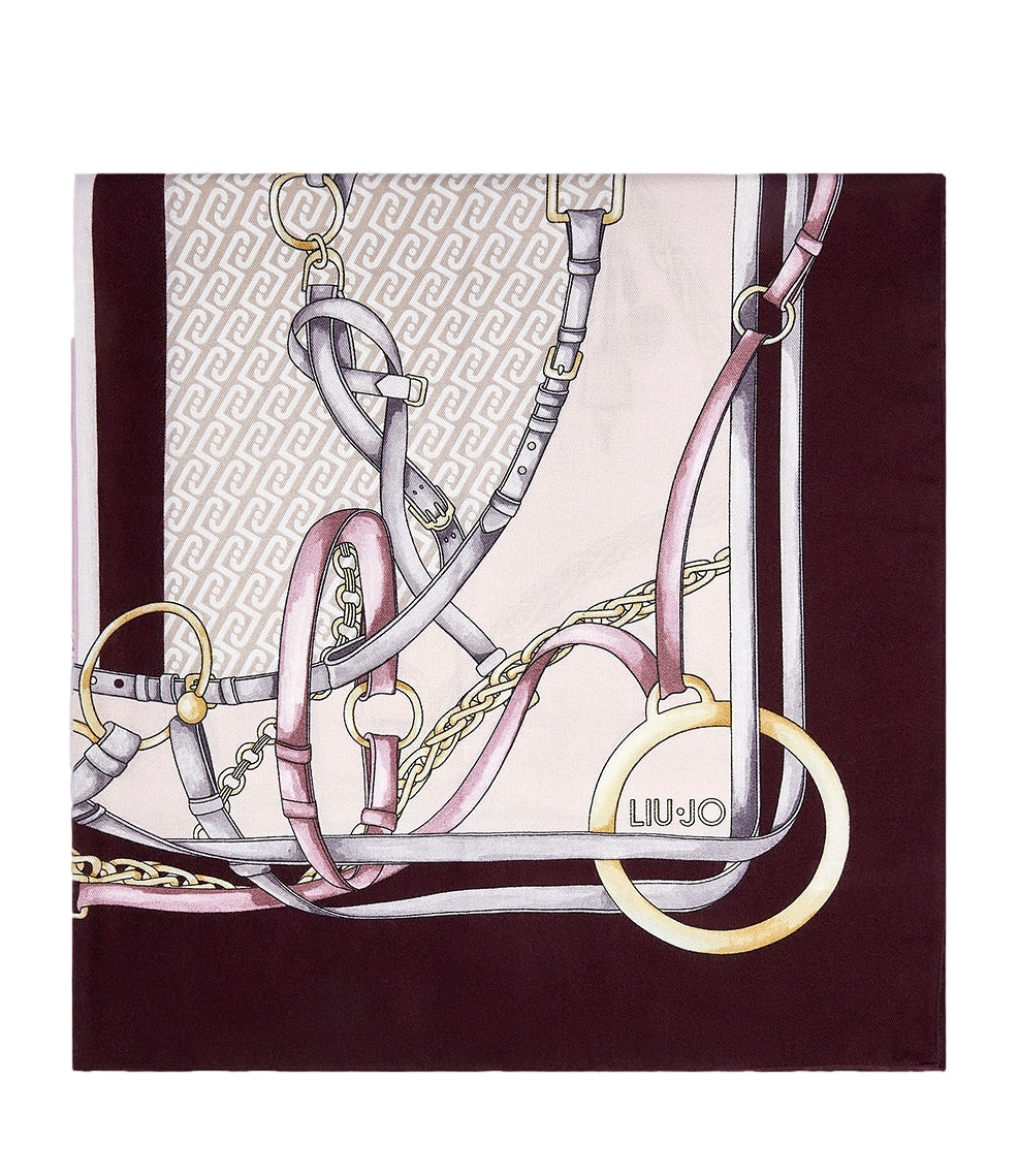 LIU JO Sciarpa/foulard melanzana donna