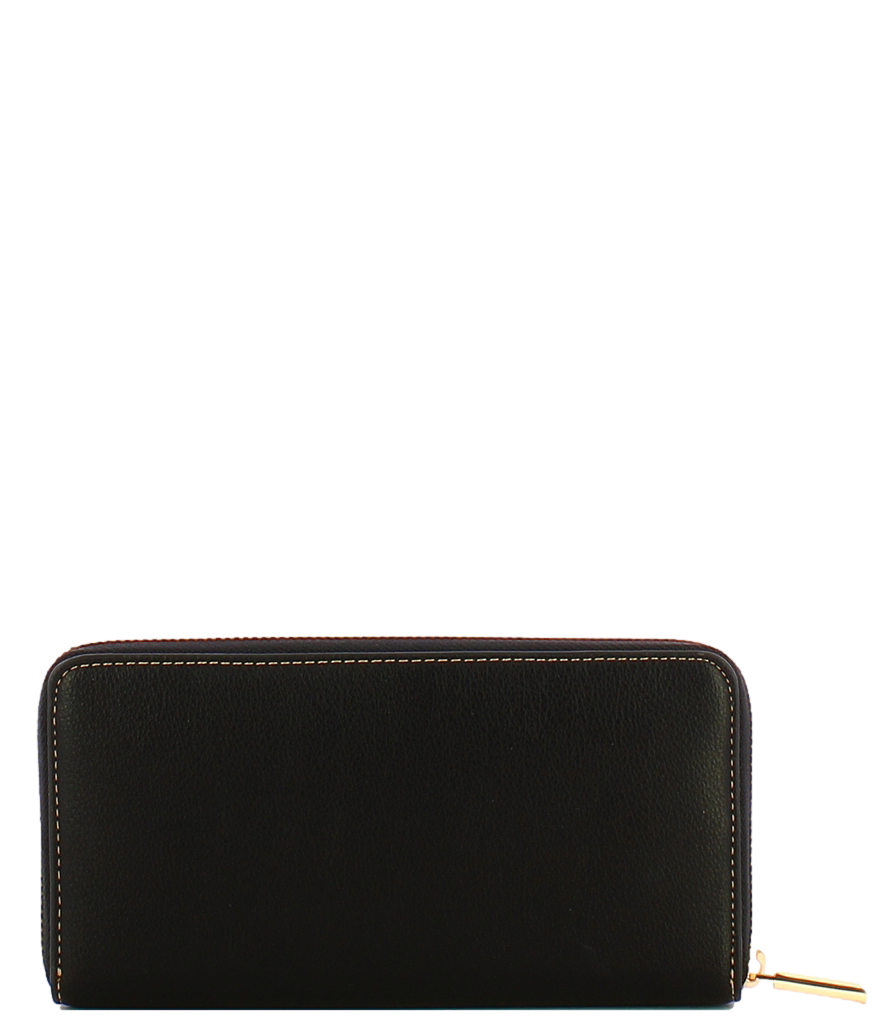 Liu Jo Portafoglio Grande Zip Around Nero Donna
