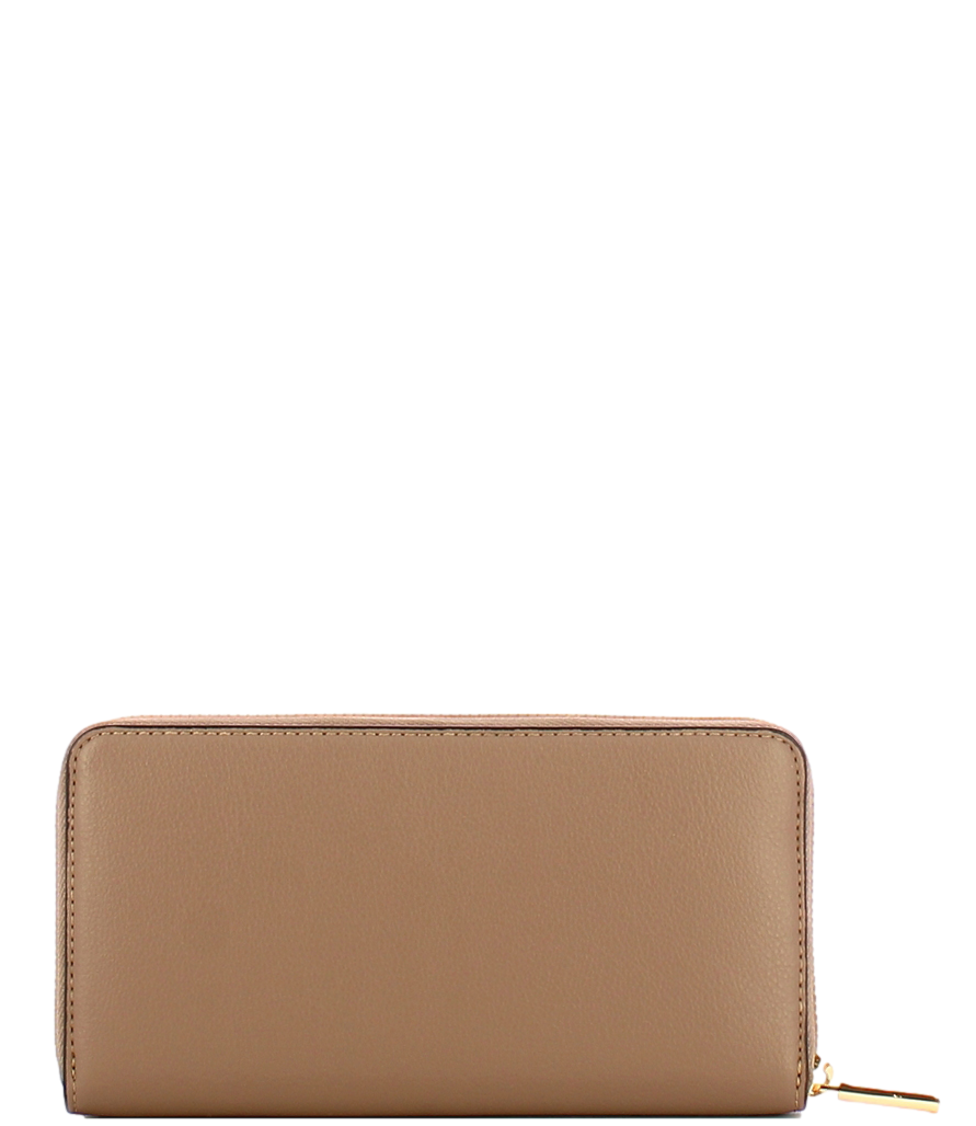 Liu Jo Portafoglio Grande Zip Around Mocha Donna