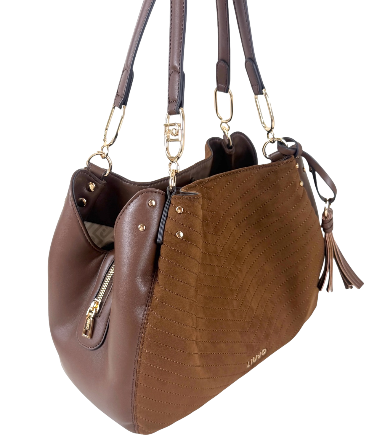 Liu Jo Borsa M Satchel Tabacco Donna