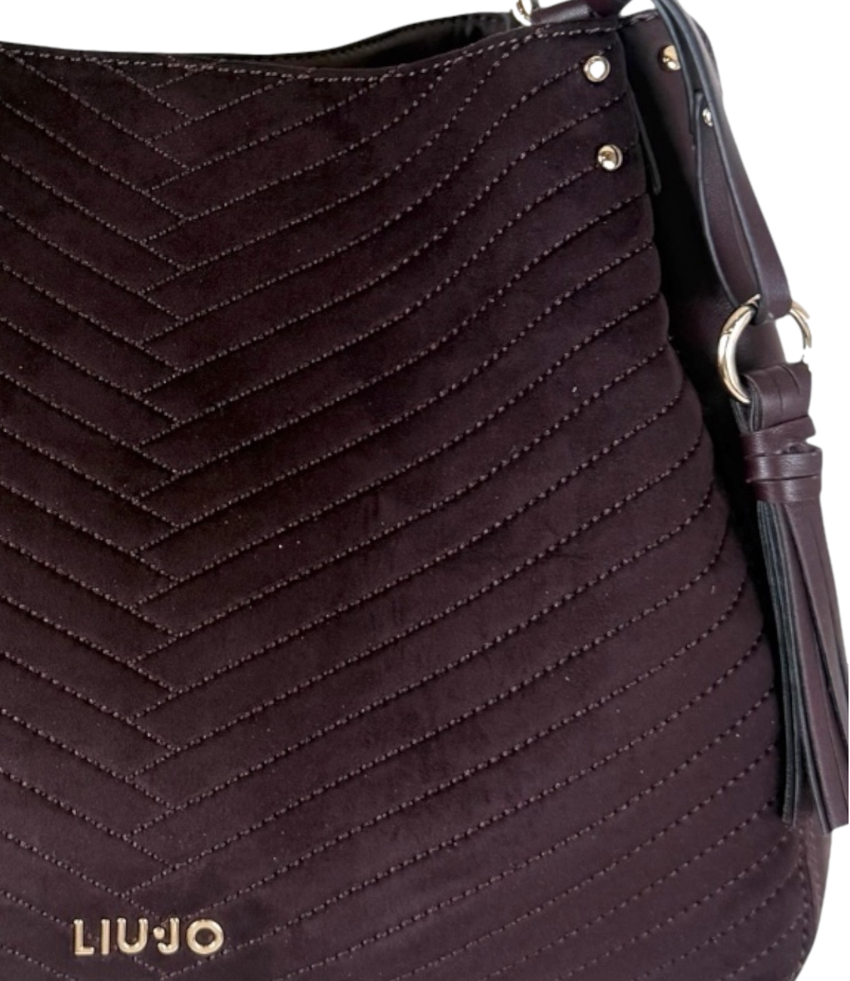 Liu Jo Borsa M Satchel Red Aubergine Donna